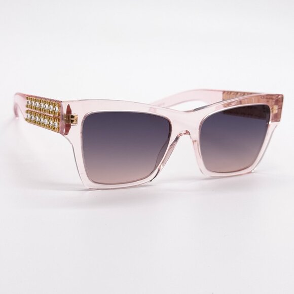 NEW GIVENCHY GV40076I 72B TRANSPARENT PINK WOMEN SUNGLASSES GIVENCHY - Picture 4 of 10